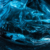 Icelandic Blue Glacier Ice Cave 